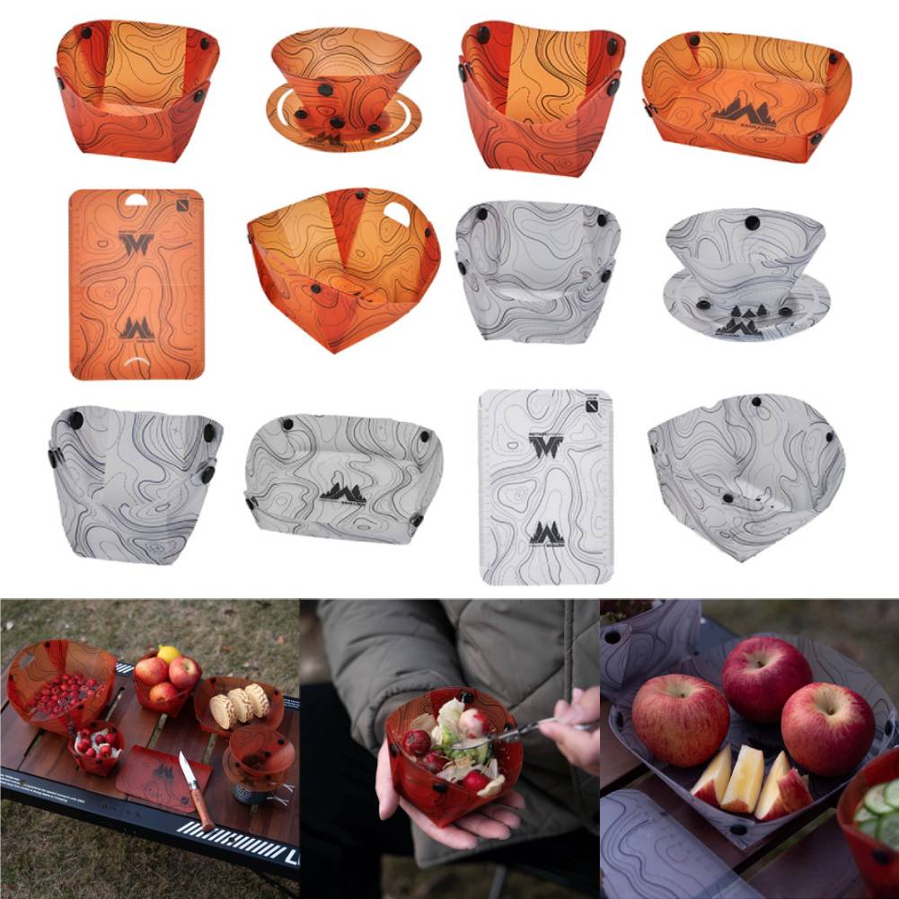 Camping Cooking Cup - Peralatan Makan Lipat Ringan Luar Ruangan