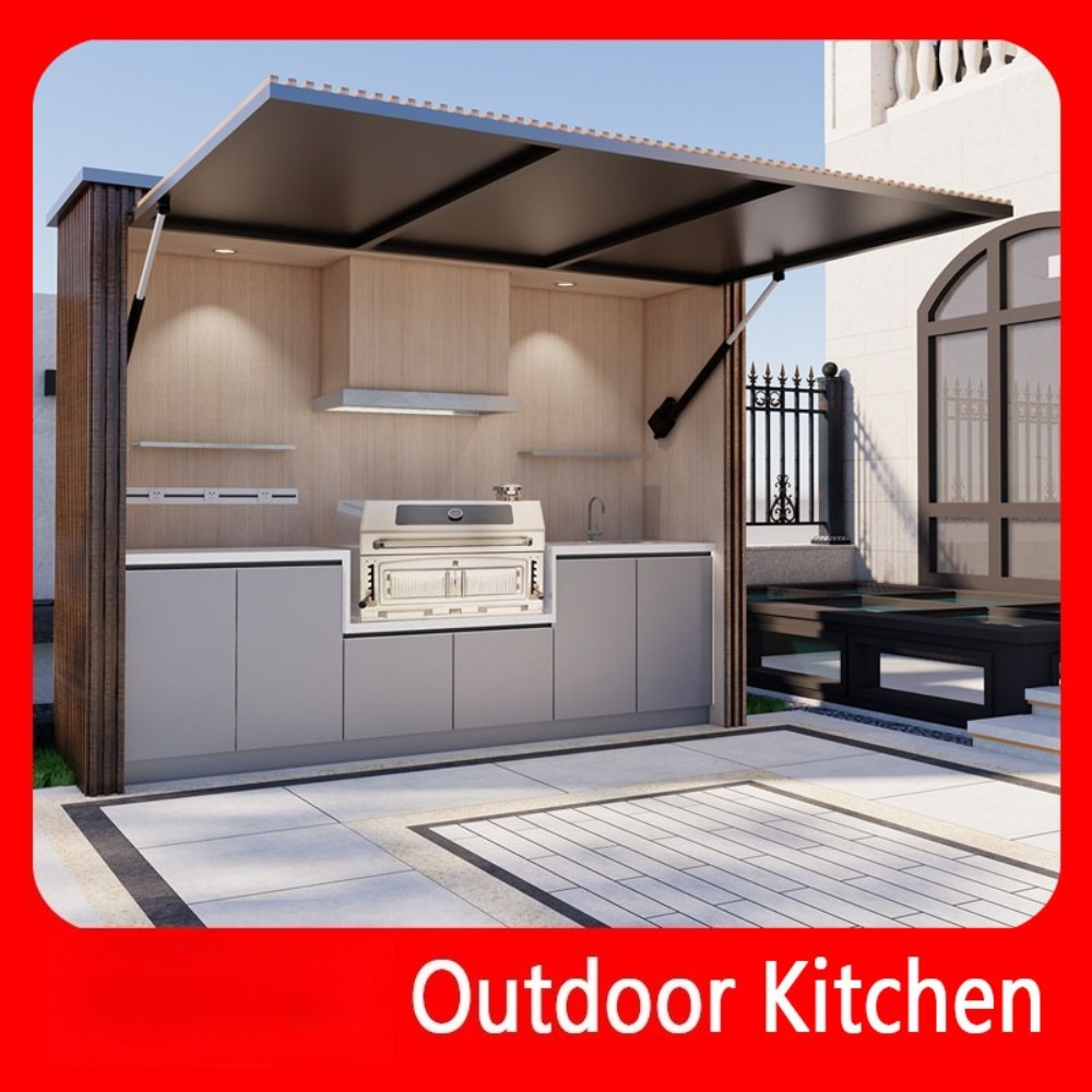 Camping Cooking And Dining Set - Pulau Dapur Luar Ruangan Lipat, Stasiun