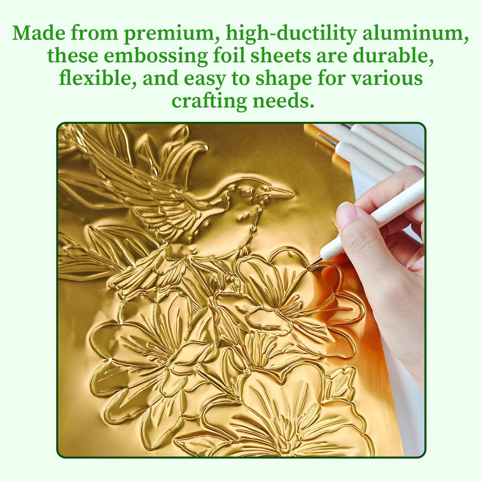 Aluminum Foil Heavy Duty - 20 Lembar Aluminium Foil Emas Berkualitas