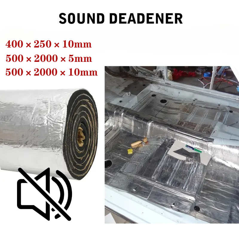 Aluminum Foil Heavy Duty - 2000*500/250*400Mm 5/10Mm Alas Suara Mobil Matras