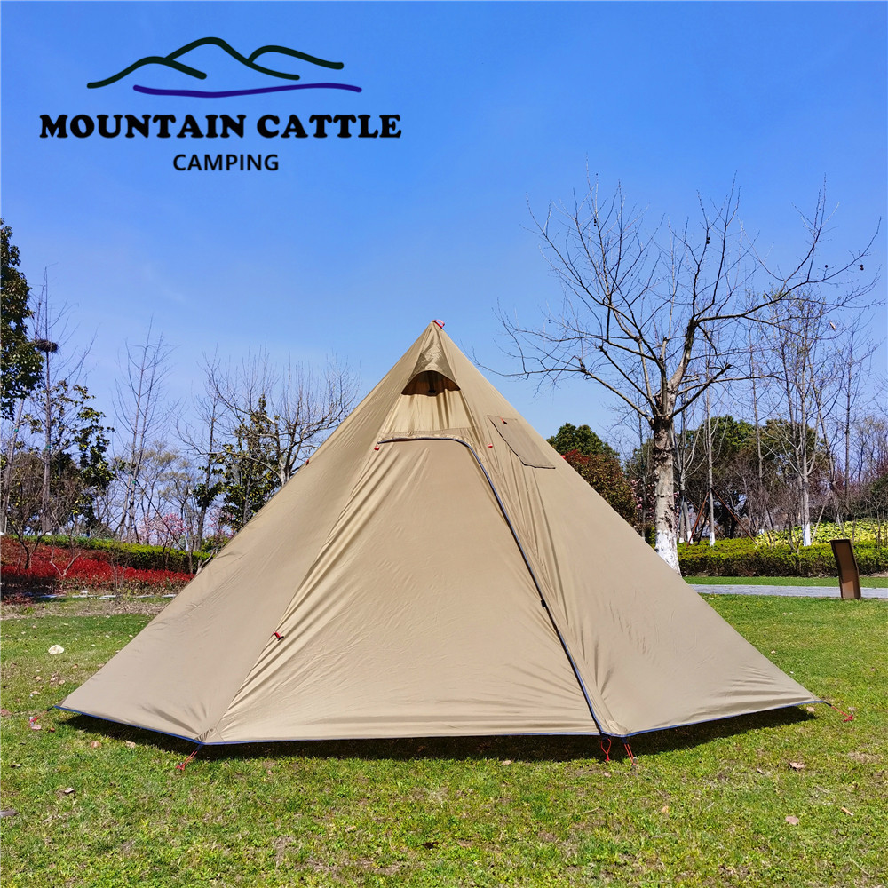 Camping Cooking Tent - Tenda piramida Musim Dingin 2-3 orang,