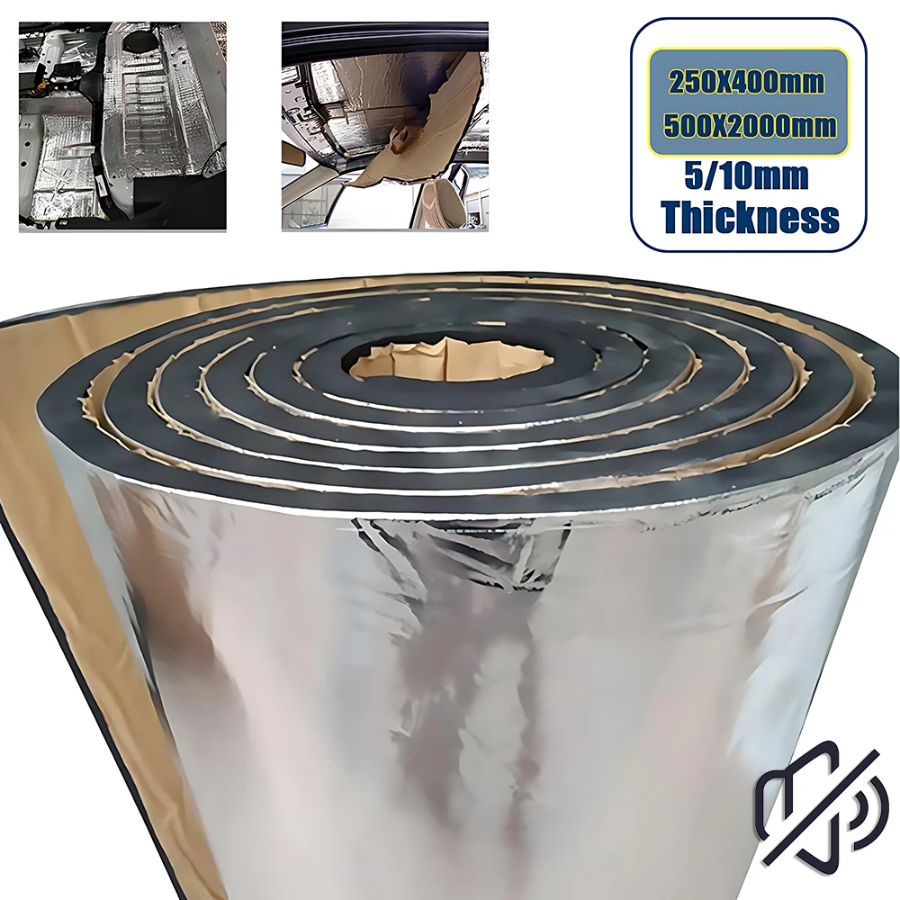 Aluminum Foil Heavy Duty - 2000*500/250*400Mm 5/10Mm Tikar Suara Mobil Pemeriksaan