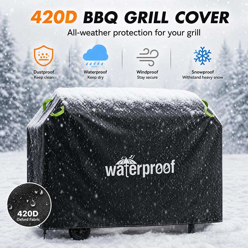 Camping Cooking Tent - Penutup Panggangan Arang Luar Ruangan Anti