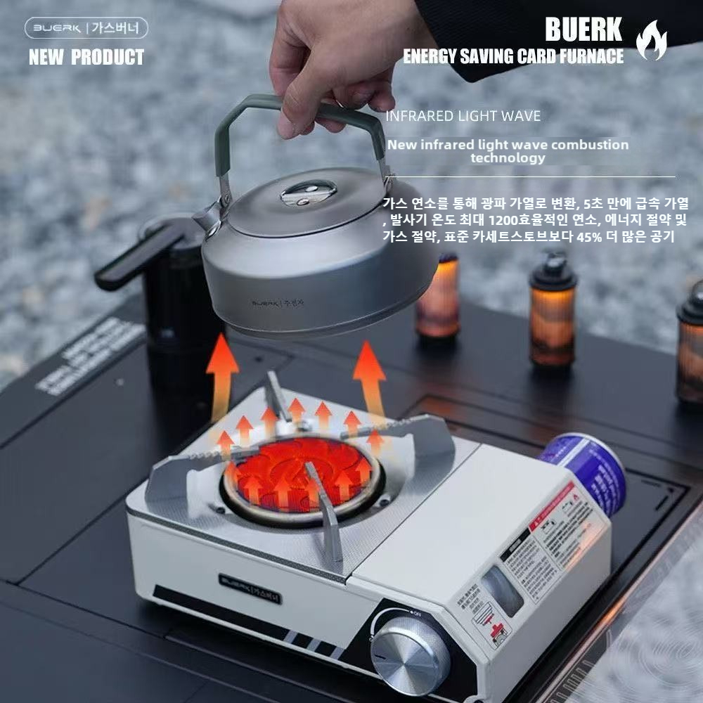 Camping Cooking Butane - Kompor Inframerah BUERK 4000W Portabel Berdaya
