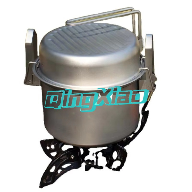 Cooking Outdoor Camping - Panci Masak Camping Multifungsi Bahan Stainless