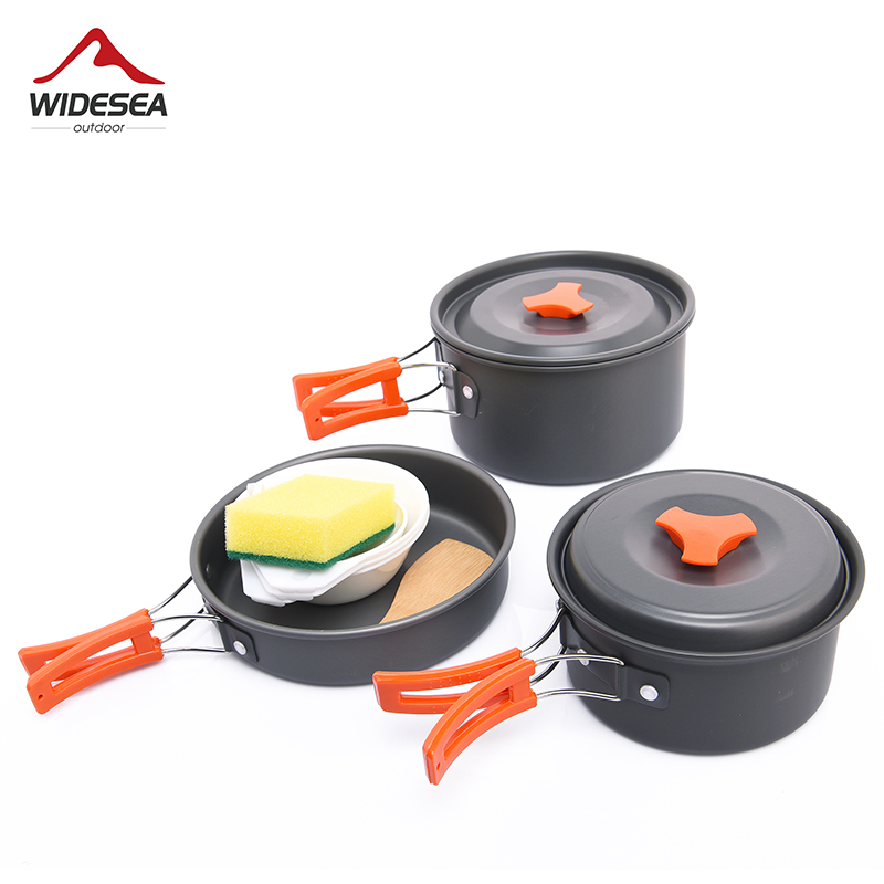 Quechua Camping Cooking Set - Layar Lebar Set peralatan masak berkemah