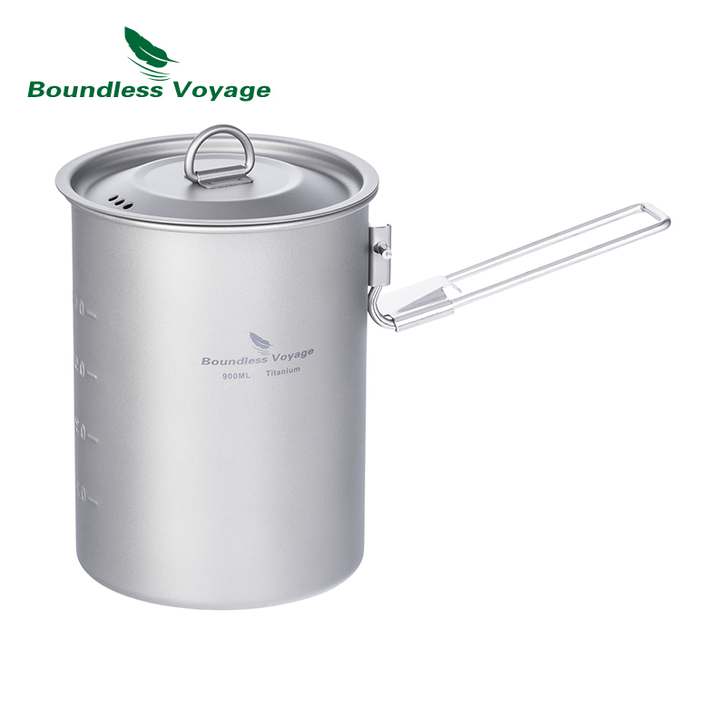 Camping Cooking Ware - Infinity Voyage 900Ml Cangkir Panci Titanium