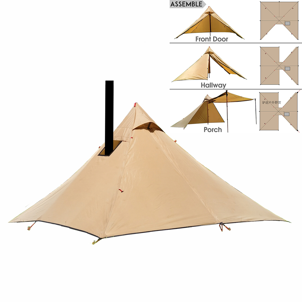 Camping Cooking Tent - Perlengkapan Gunung Ultralight untuk 2 Orang