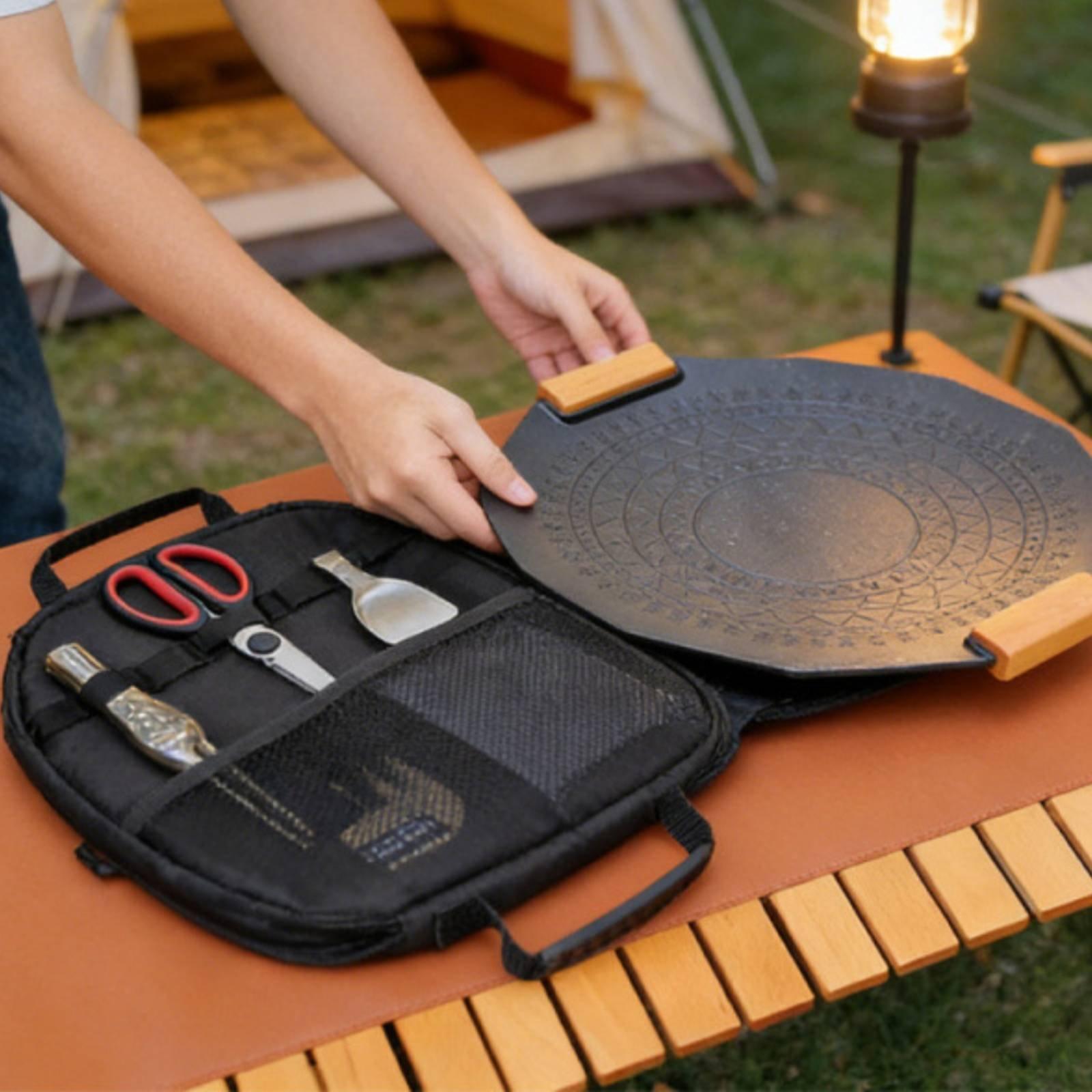 Camping Cooking Pan - Tas Penyimpanan Wajan Penggorengan, Tas Jinjing