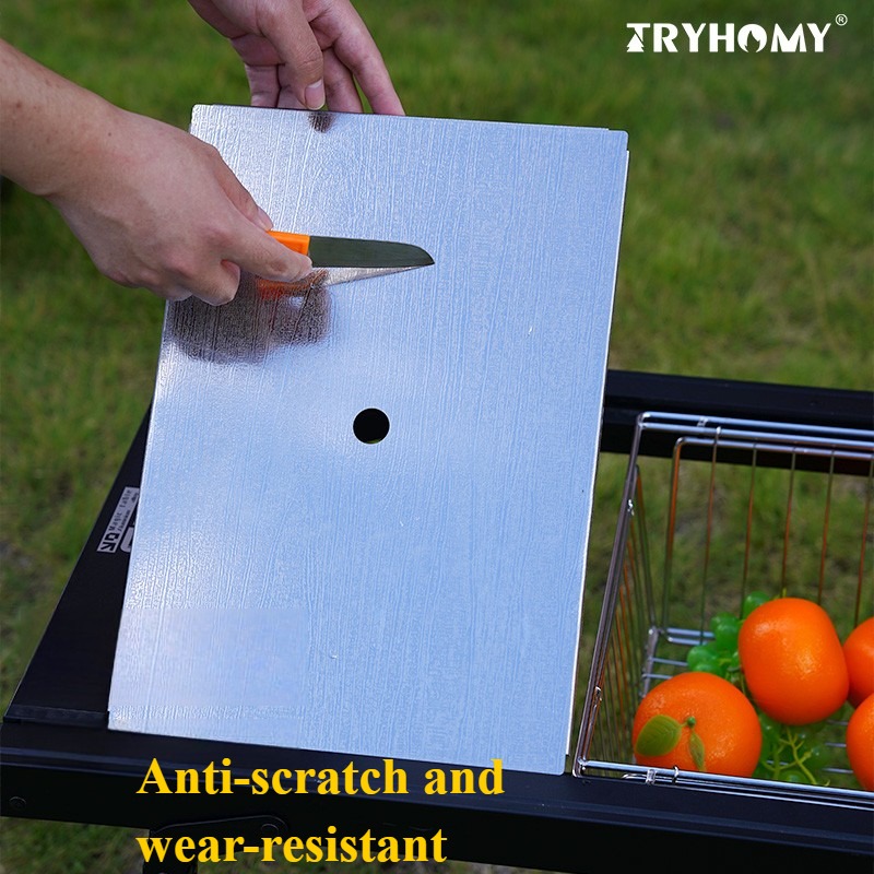Camp Cutting Board - Satu Unit Penutup Keranjang Pembuangan 3