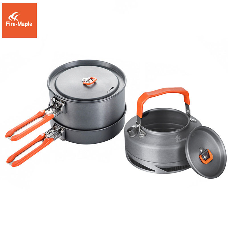 Quechua Camping Cooking Set - Peralatan Masak Berkemah Maple Api Set