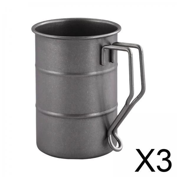 Camping Cooking Cup - Perlengkapan Berkemah: Mug Minum Stainless Steel