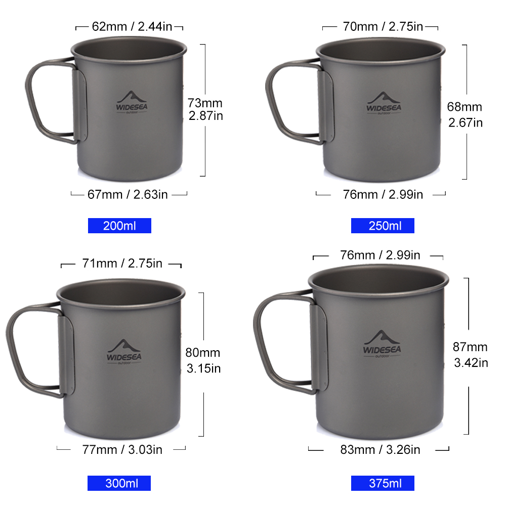 Widesea Mug Berkemah Cangkir T - Quechua Camping Cooking Set ulasan dan harga