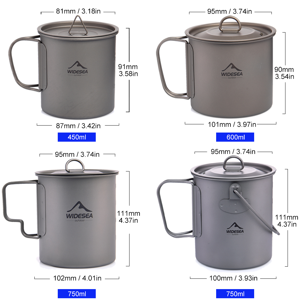 Widesea Mug Berkemah Cangkir T - Quechua Camping Cooking Set ulasan dan harga