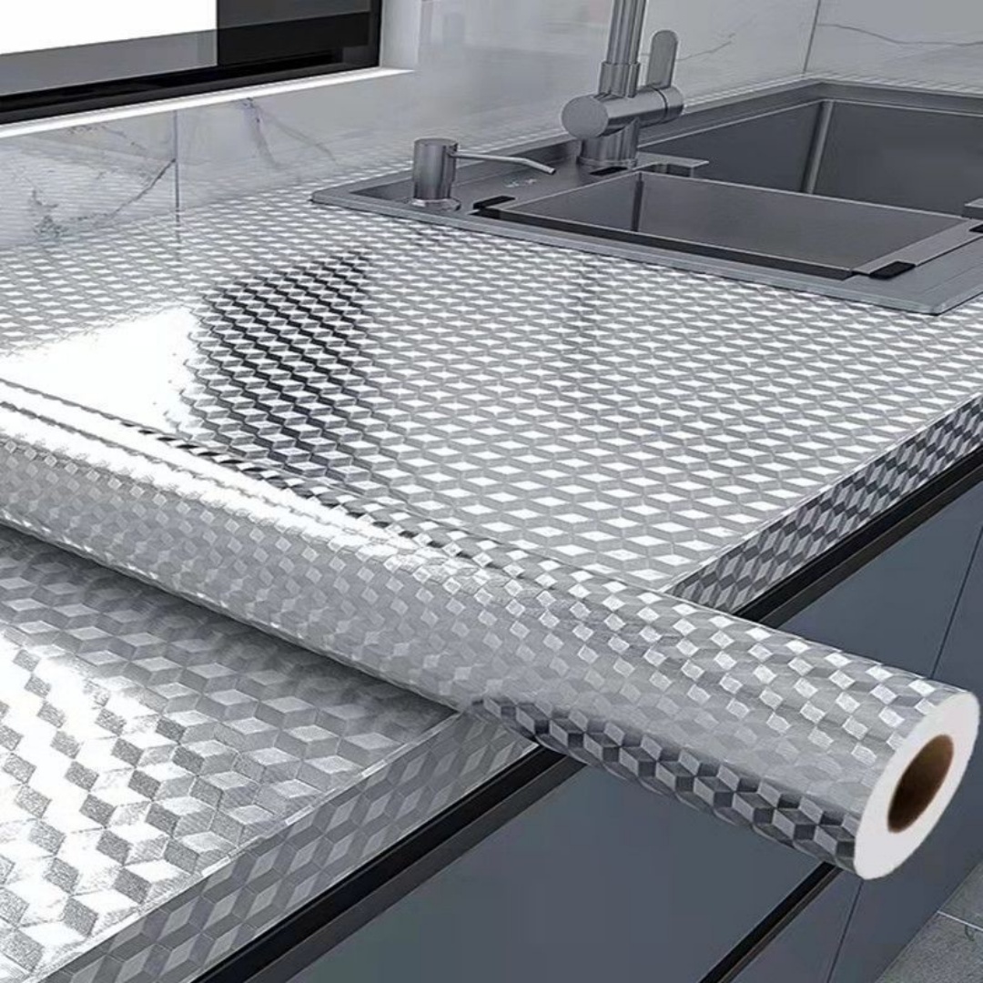 Stiker Kompor Dapur Aluminium  - Aluminum Foil Heavy Duty ulasan dan harga