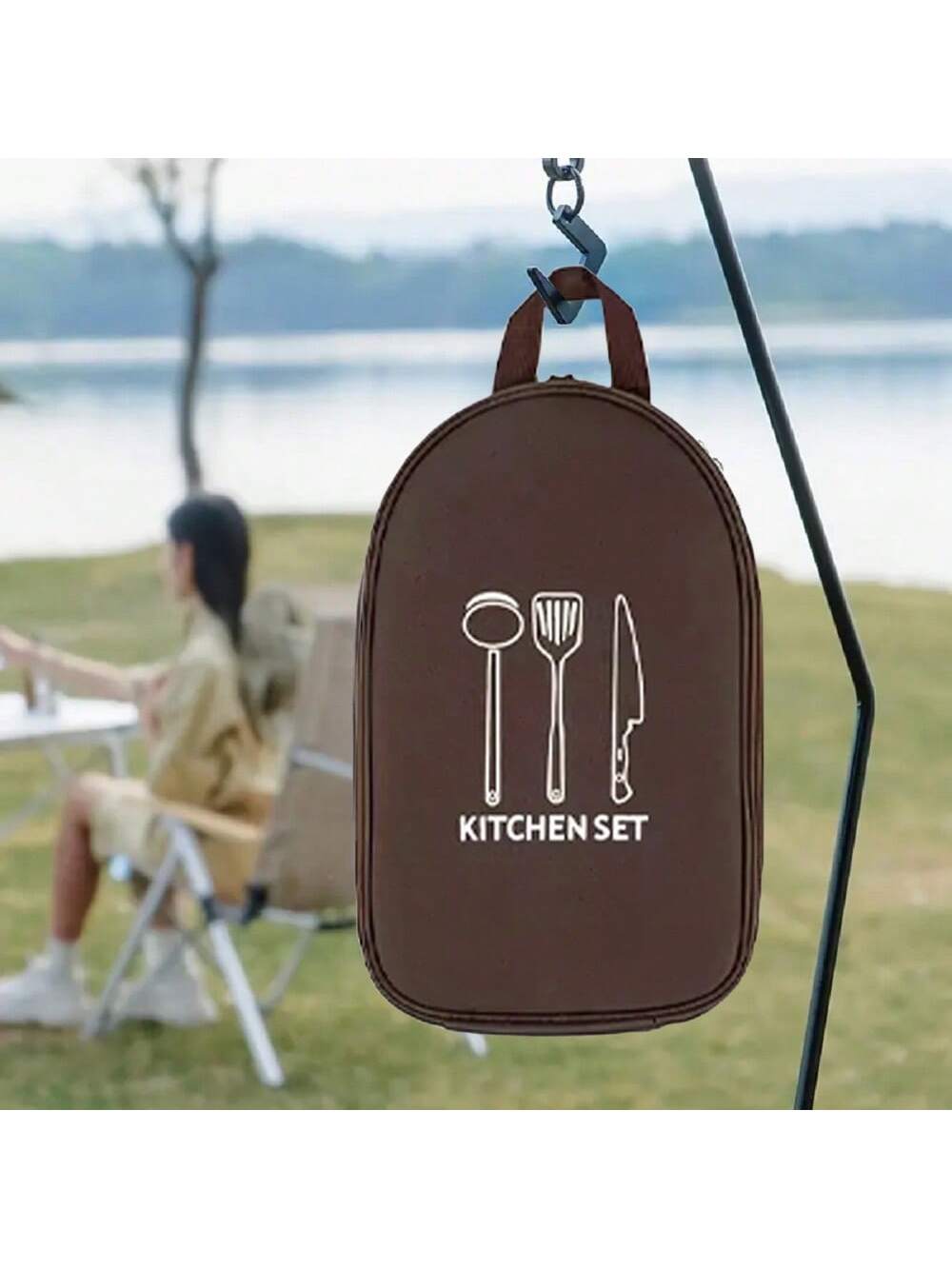 Tas Penyimpanan Peralatan Masa - Camping Cooking Utensils Storage ulasan dan harga