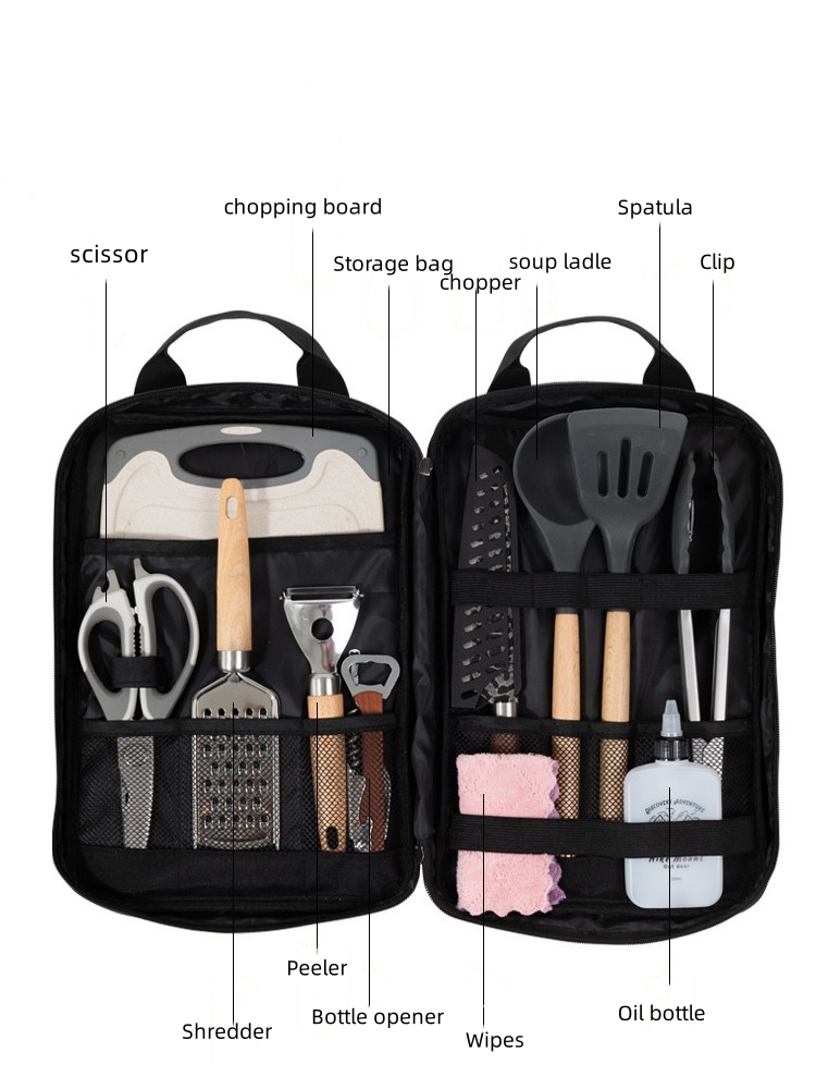 Set Aksesori Peralatan Memasak - Camping Cooking Multi Tool ulasan dan harga