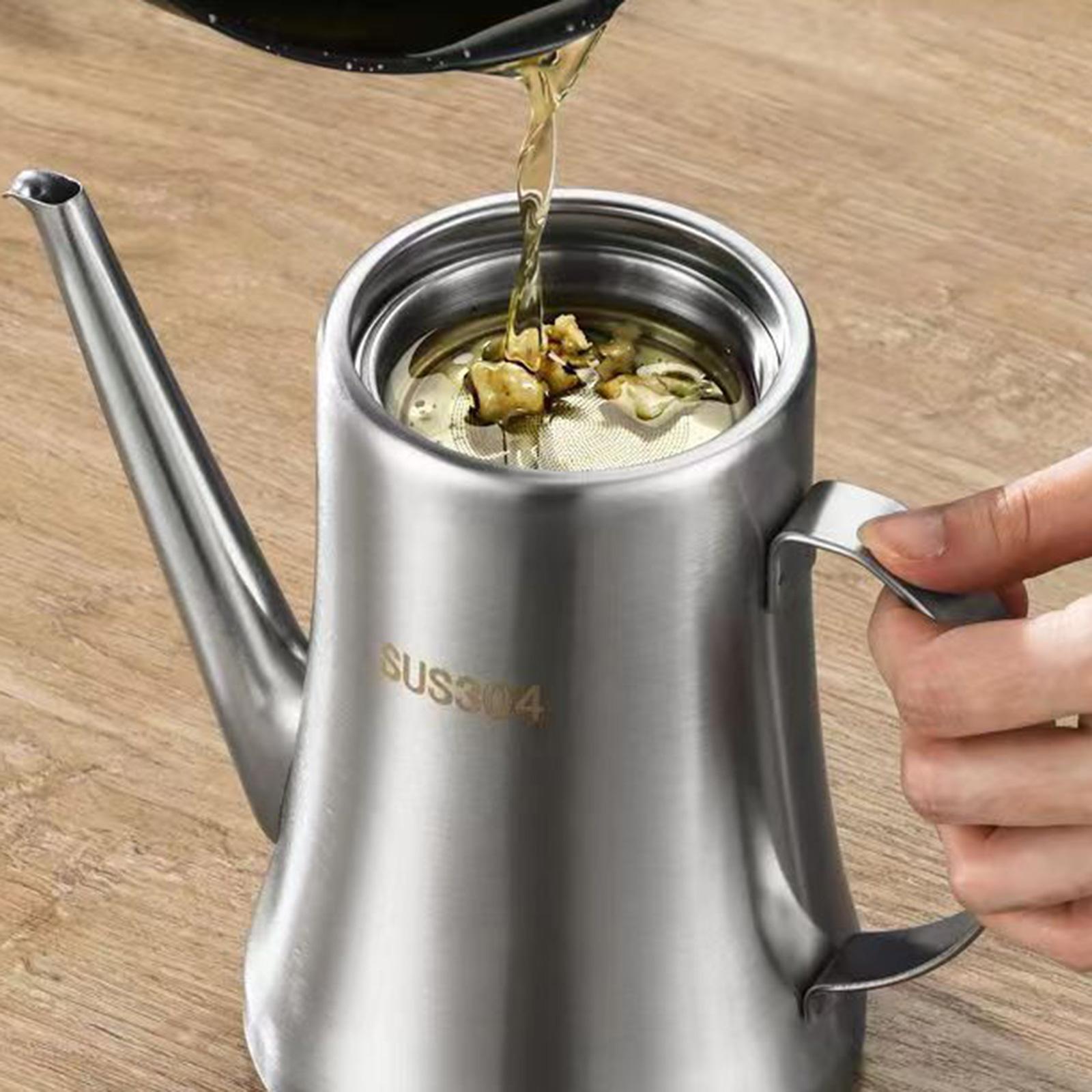 Dispenser Minyak Stainless Ste - Camping Cooking Oil Container ulasan dan harga