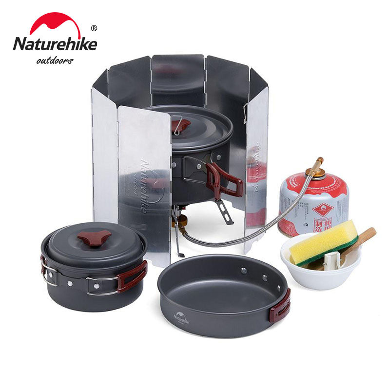 Panci Berkemah Alam Peralatan  - Quechua Camping Cooking Set ulasan dan harga