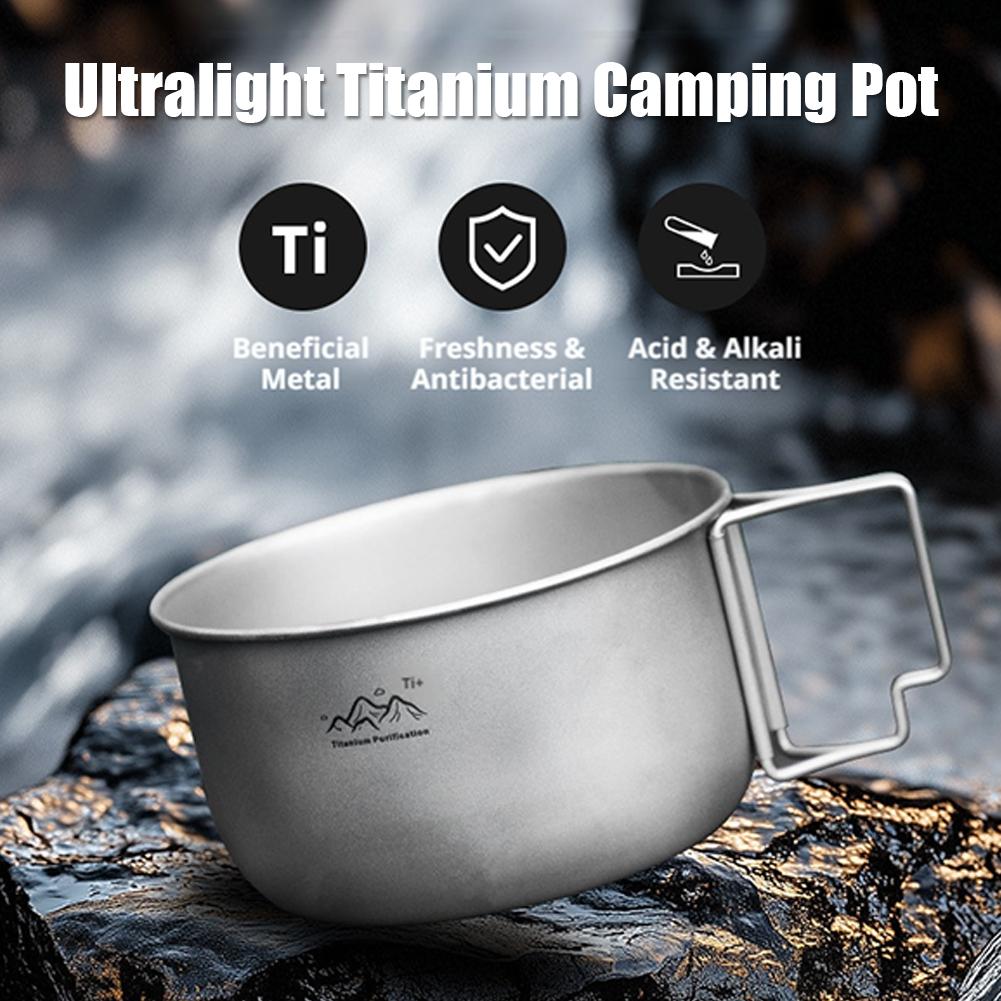 Panci Camping Titanium Ultrali - Camping Cooking Pot Stainless Steel ulasan dan harga