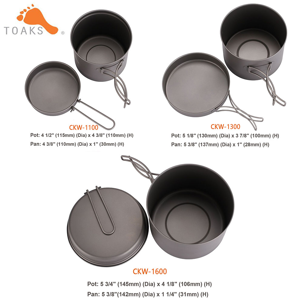 Toaks Peralatan Masak Set Ultr - Camping Cooking Pan ulasan dan harga