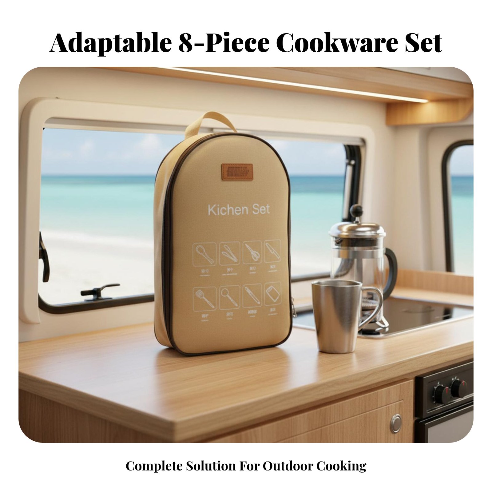 Set Peralatan Memasak Portabel - Camping Cooking And Dining Set ulasan dan harga