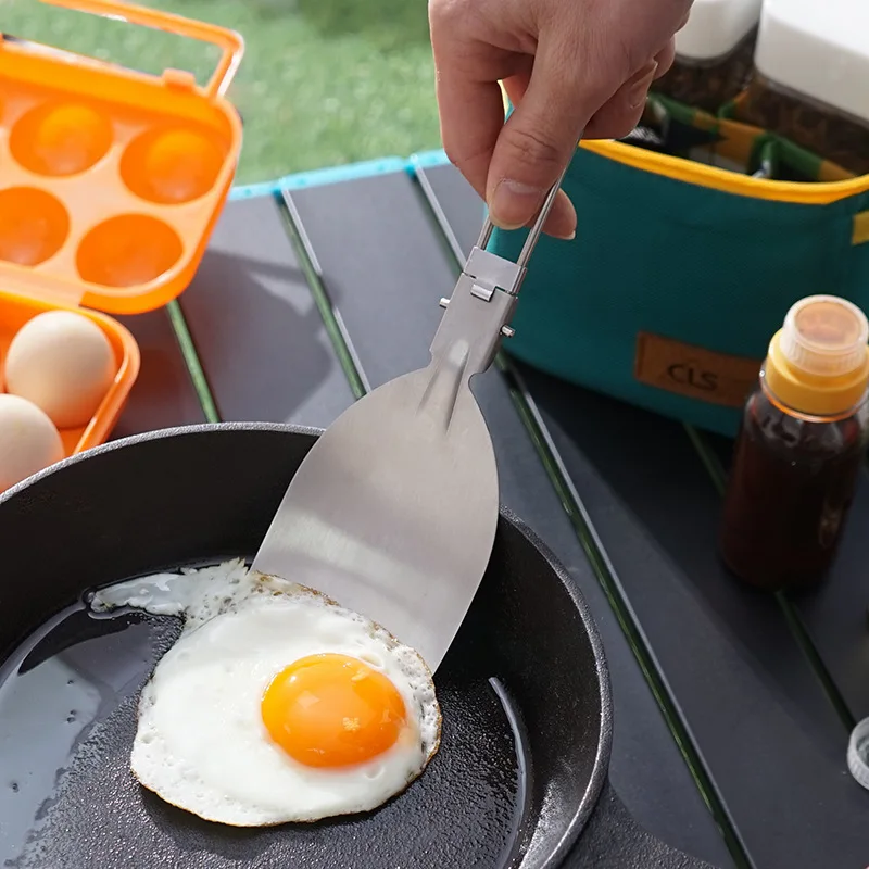 Spatula Lipat untuk Berkemah,  - Quechua Camping Cooking Set ulasan dan harga