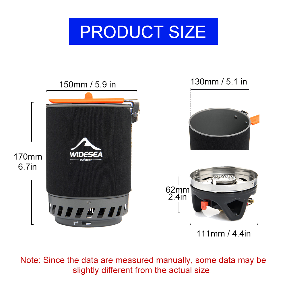 Sistem Memasak Camping Widesea - Camping Cooking Gas Stove ulasan dan harga