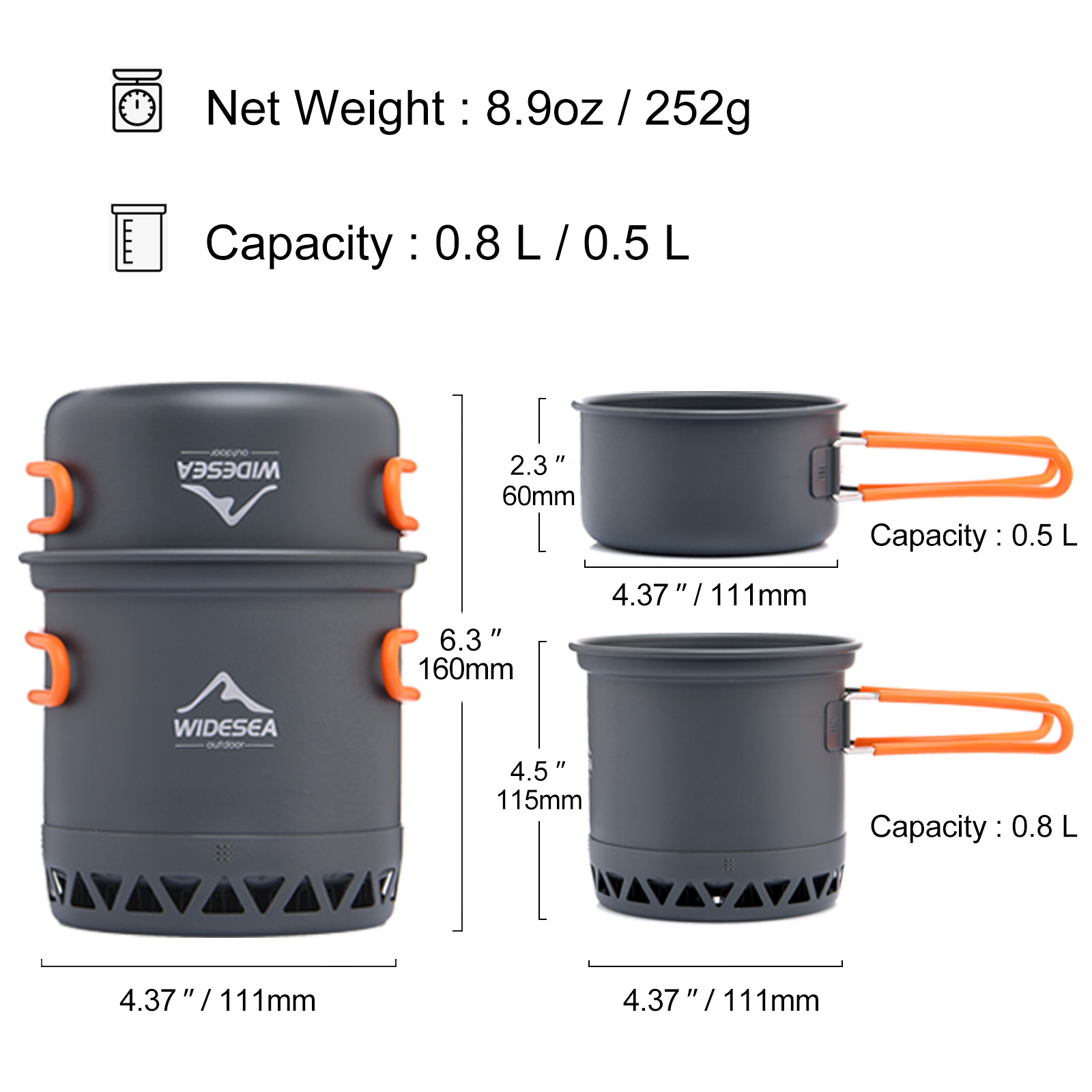 Villiea Berkemah 1, 3L Peralat - Quechua Camping Cooking Set ulasan dan harga