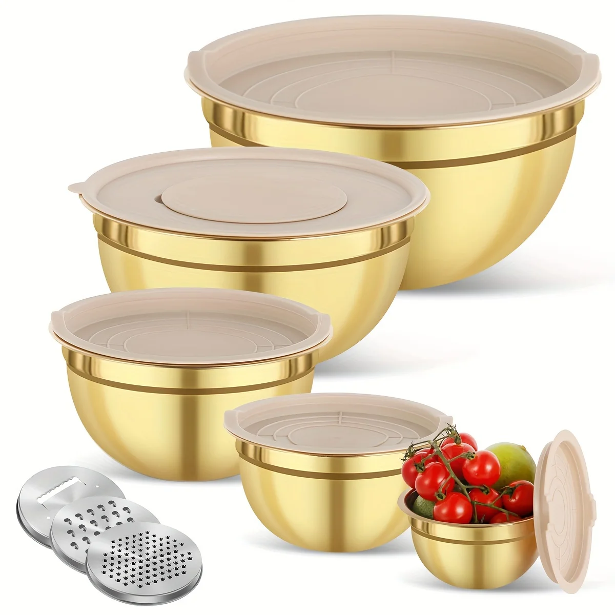 Set mangkuk pencampur baja tah - Camping Cooking Tool Set ulasan dan harga