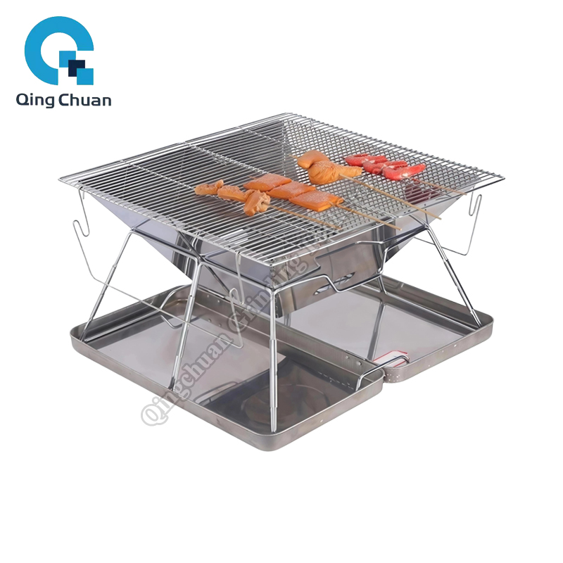 Kompor Arang Lipat Baja Tahan  - Cooking Outdoor Camping ulasan dan harga