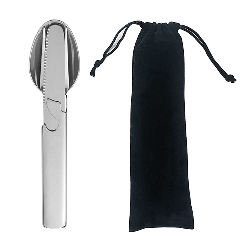 4Pcs/Set Peralatan Makan Porta - Quechua Camping Cooking Set ulasan dan harga