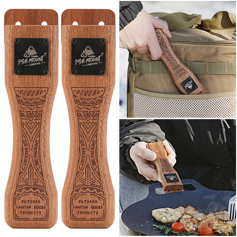 Pegangan Wajan Panggangan Kayu - Camping Cooking Ware ulasan dan harga