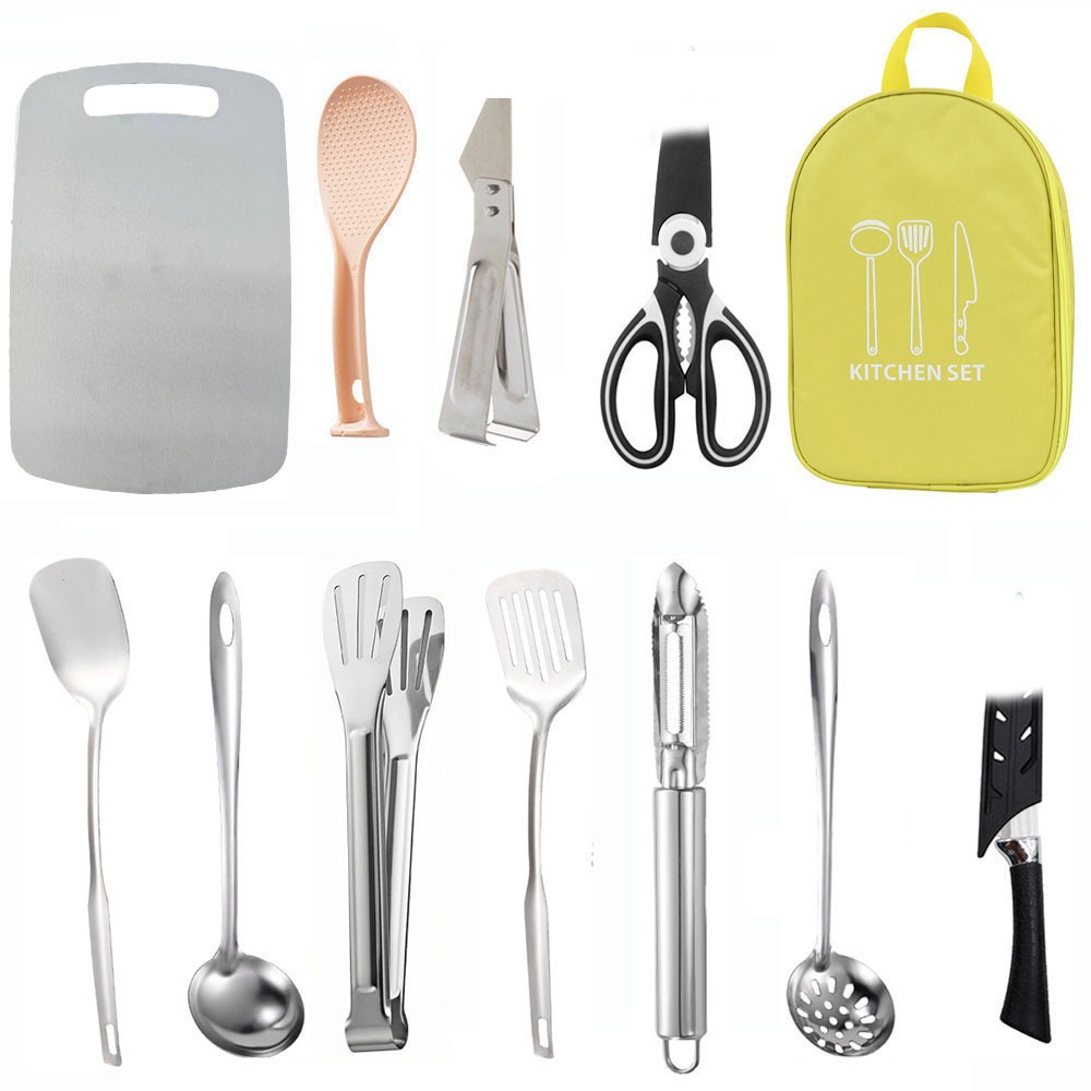 Tas Penyimpanan Peralatan Masa - Quechua Camping Cooking Set ulasan dan harga