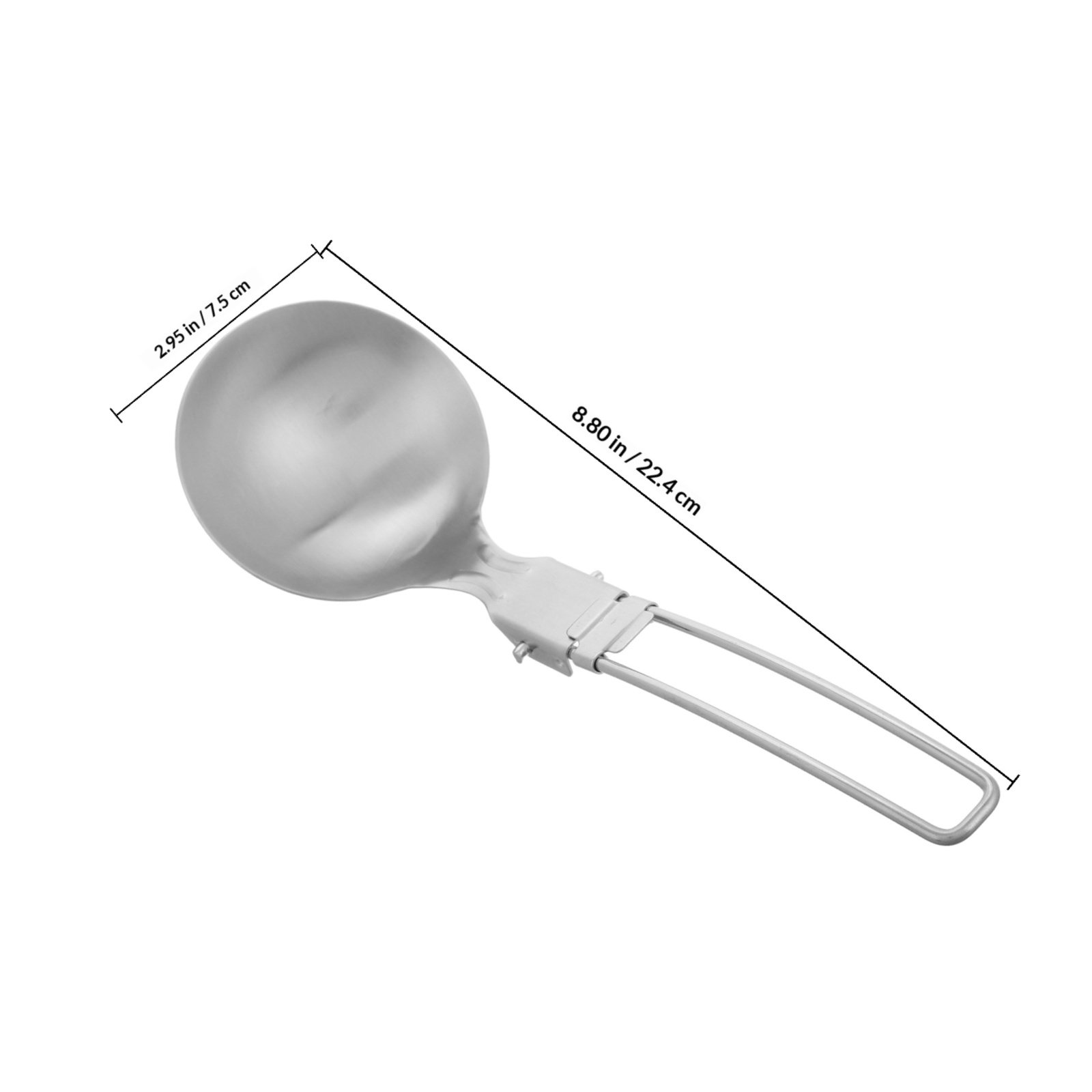 2Pcs Set Sendok Sup Lipat dari - Camping Cooking And Dining Set ulasan dan harga