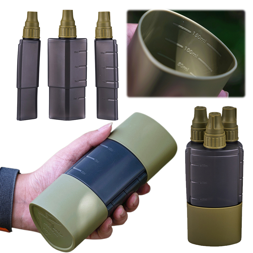 3 In 1 Botol Dispenser Bumbu B - Camping Cooking Utensils Storage ulasan dan harga