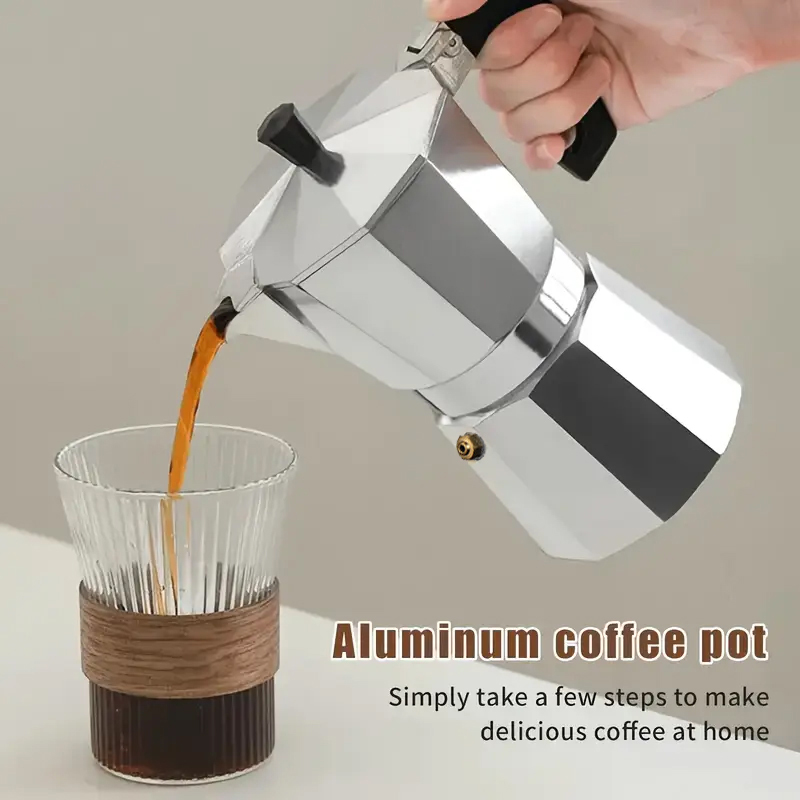 Moka Pot Aluminium Klasik 50-3 - Camping Cooking Utensils ulasan dan harga