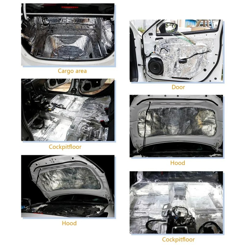 Mat Peredam Suara Mobil 200x50 - Aluminum Foil Heavy Duty ulasan dan harga