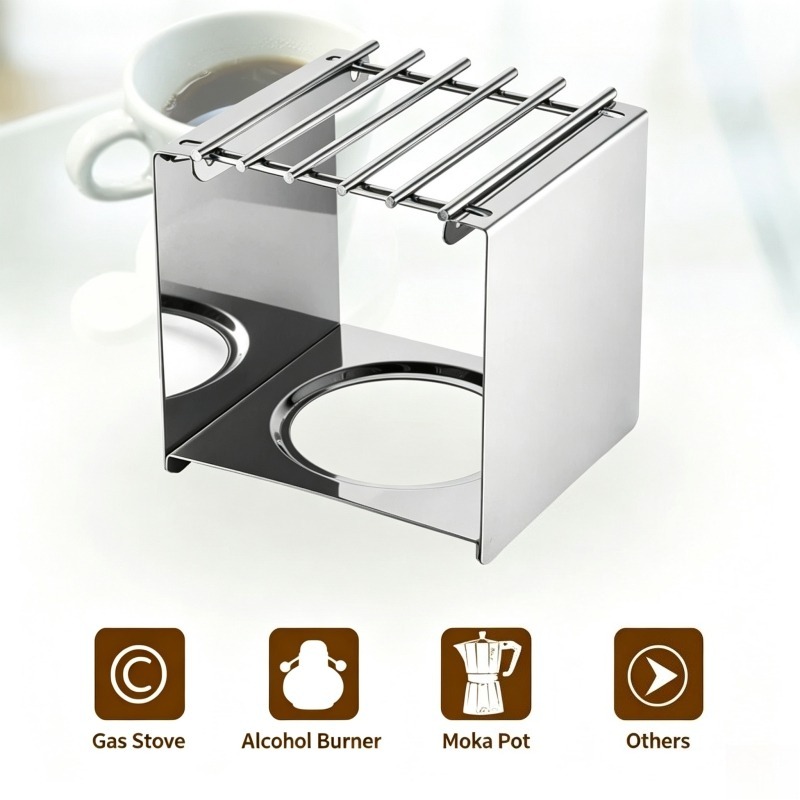 Penyangga Kompor Kopi Persegi  - Camping Cooking Ware ulasan dan harga