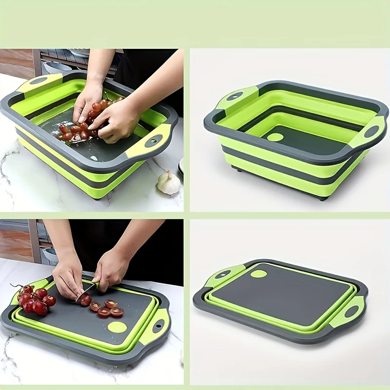 Bak Air Lipat Portabel dengan  - Camp Cutting Board ulasan dan harga