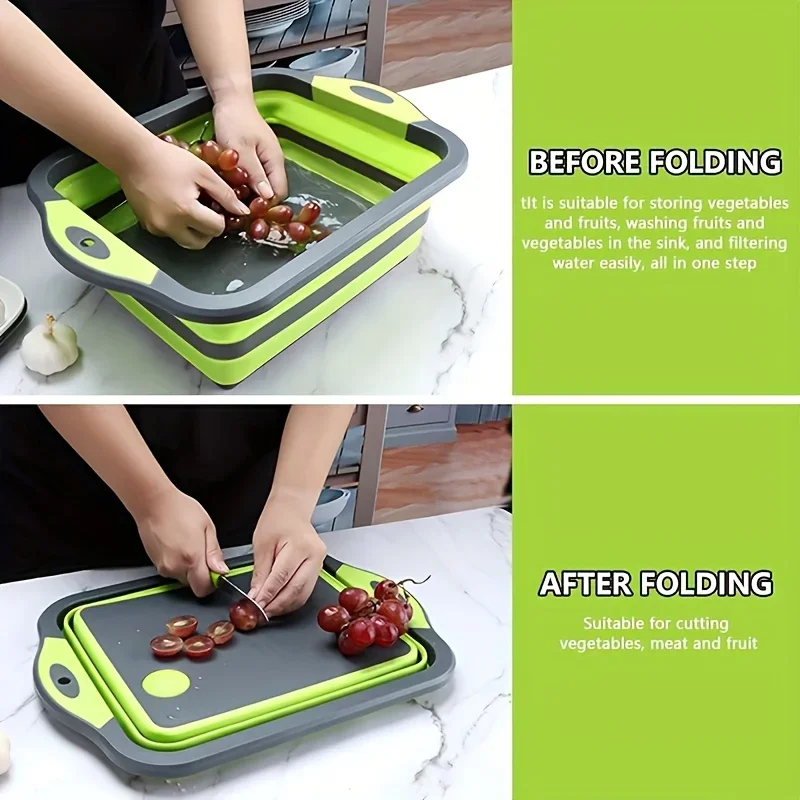 Bak Air Lipat Portabel dengan  - Camp Cutting Board ulasan dan harga