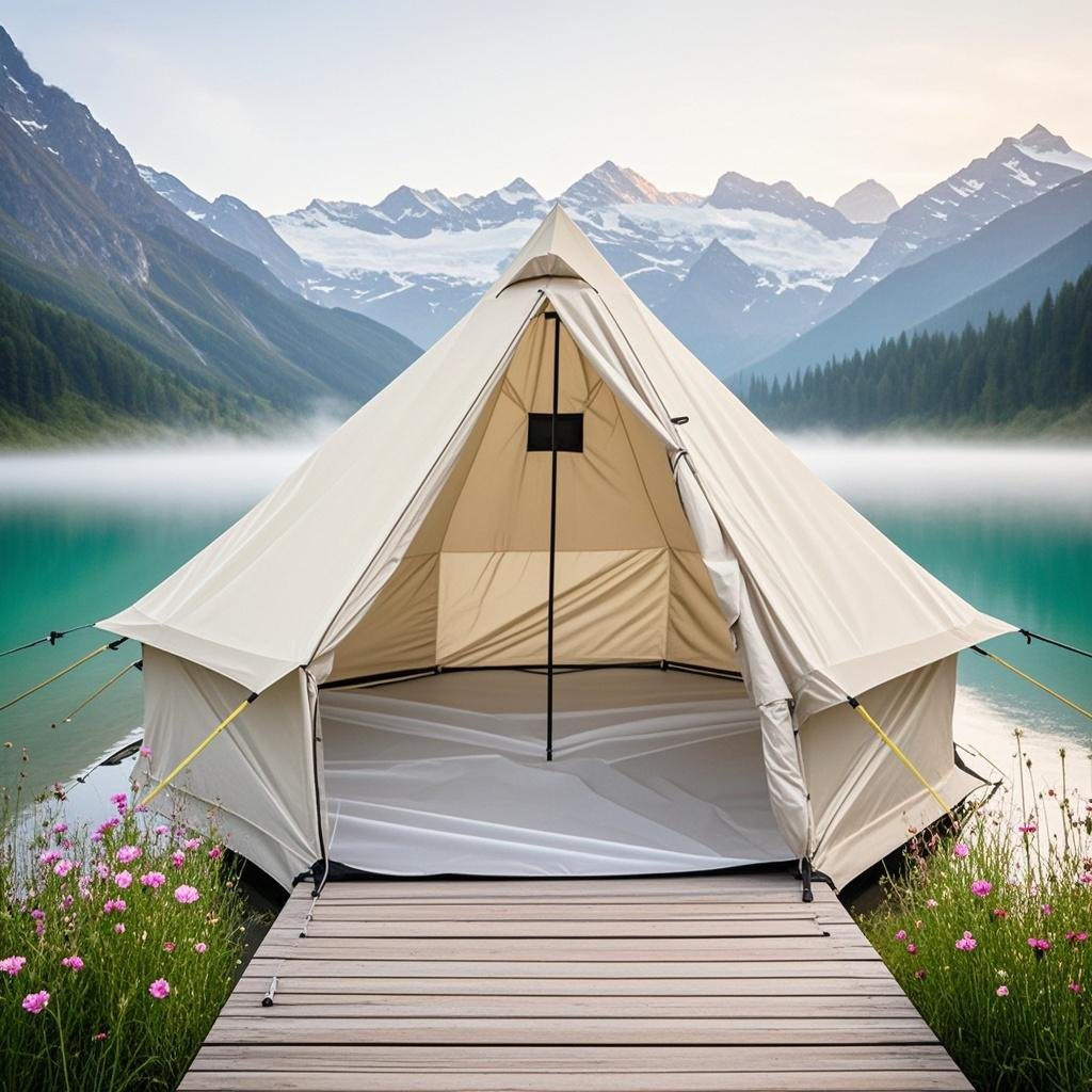 Tenda Berkemah Luas 6-8 Orang  - Camping Cooking Tent ulasan dan harga