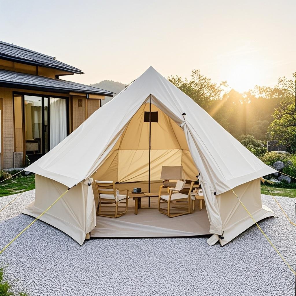 Tenda Berkemah Luas 6-8 Orang  - Camping Cooking Tent ulasan dan harga