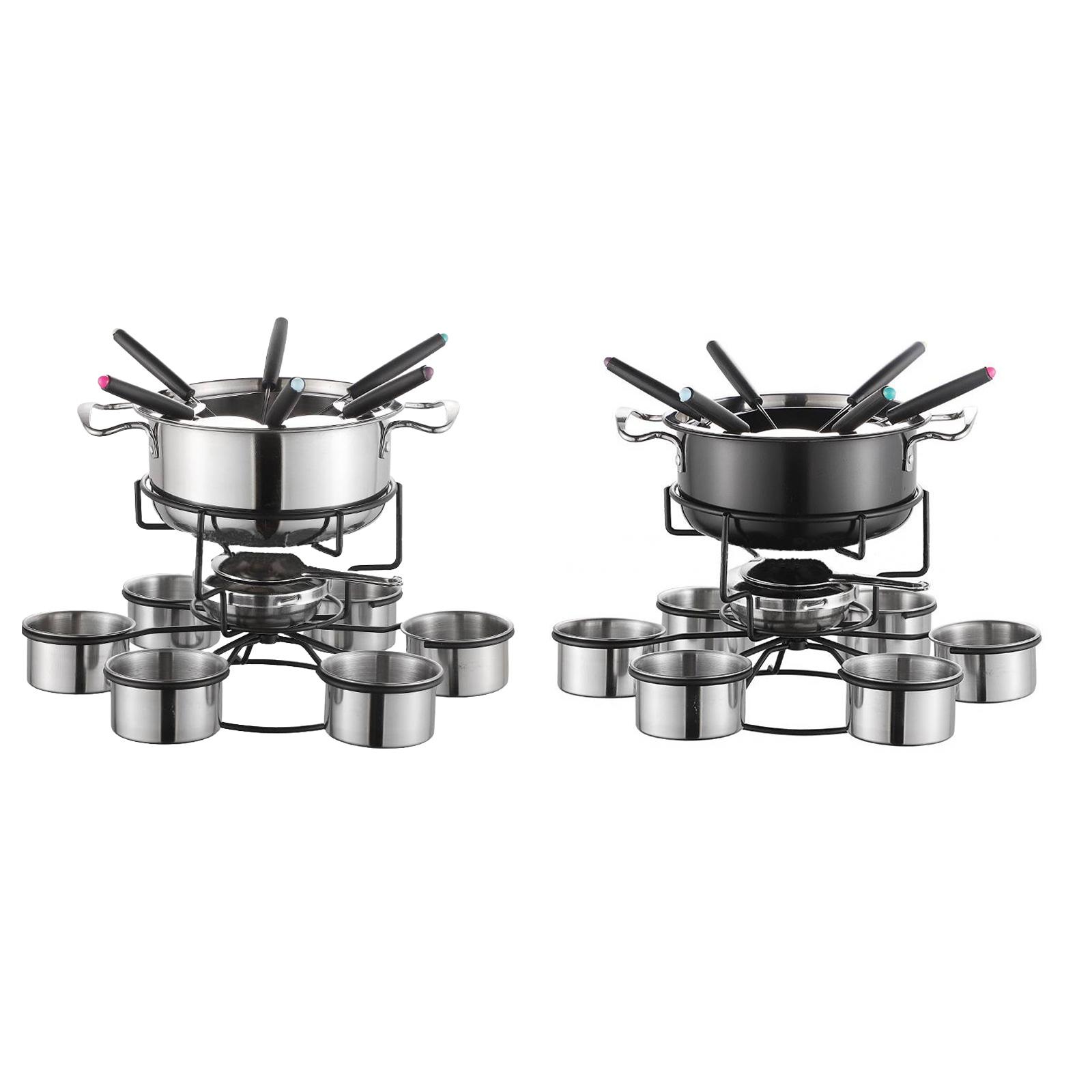 Set Panci Fondue Kompor Masak  - Camping Cooking Pot Stainless Steel ulasan dan harga
