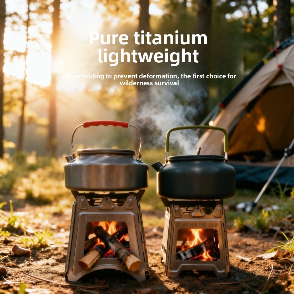 Kompor Kayu Lipat Kompak TiFor - Camping Cooking Burner ulasan dan harga