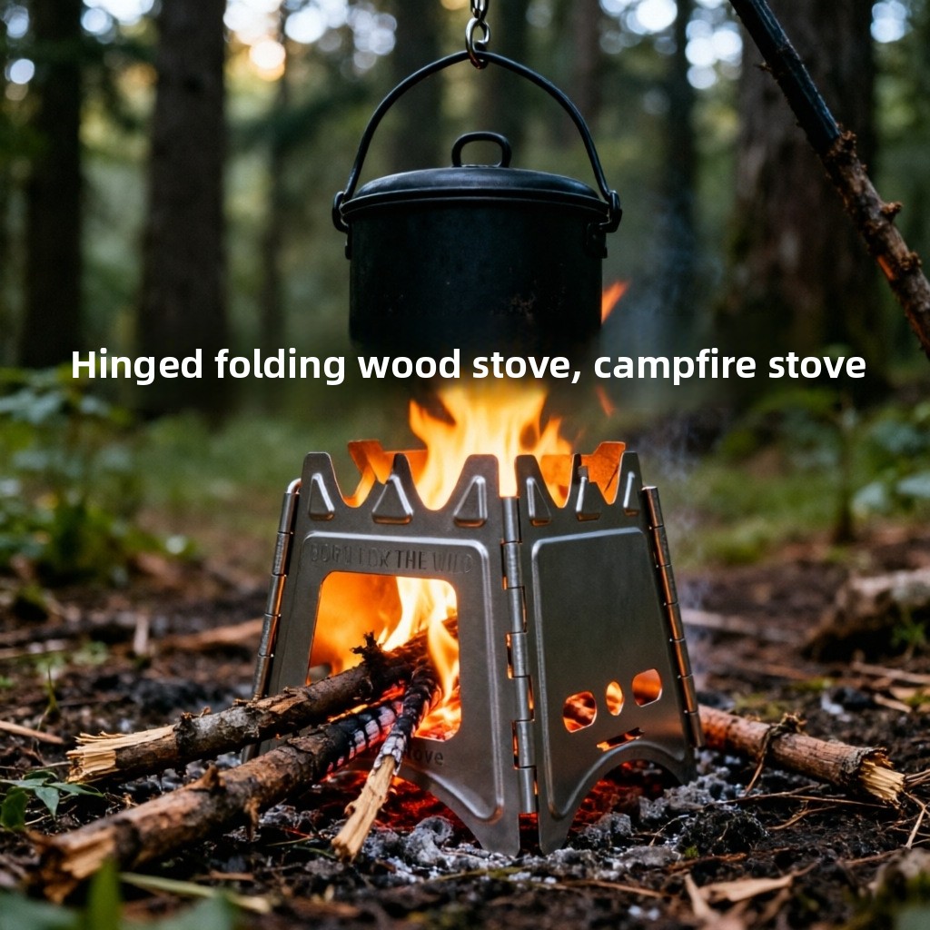 Kompor Kayu Lipat Kompak TiFor - Camping Cooking Burner ulasan dan harga