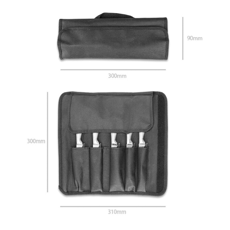Tas Gulung Pisau Kain Oxford M - Camping Cooking Multi Tool ulasan dan harga