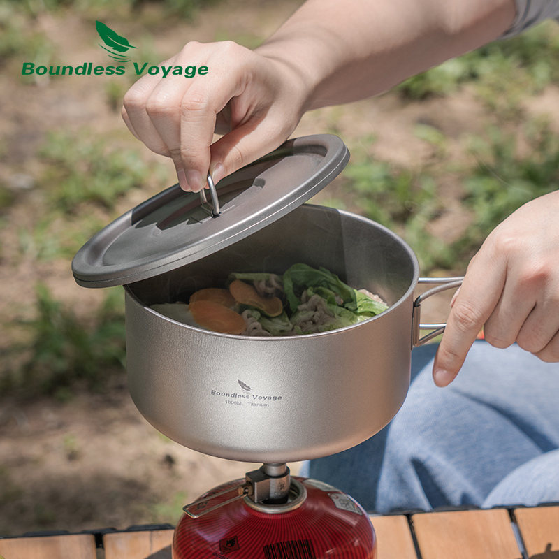 Ketel Kemah bahan Titanium tan - Camping Cooking Ware ulasan dan harga
