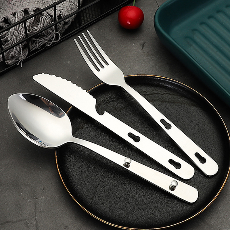 3pcs/set Peralatan Makan Porta - Quechua Camping Cooking Set ulasan dan harga
