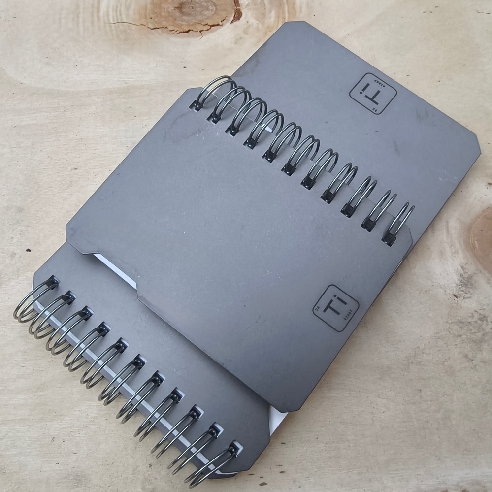 EDC Titanium Alloy Notepad Ala - Camp Cutting Board ulasan dan harga